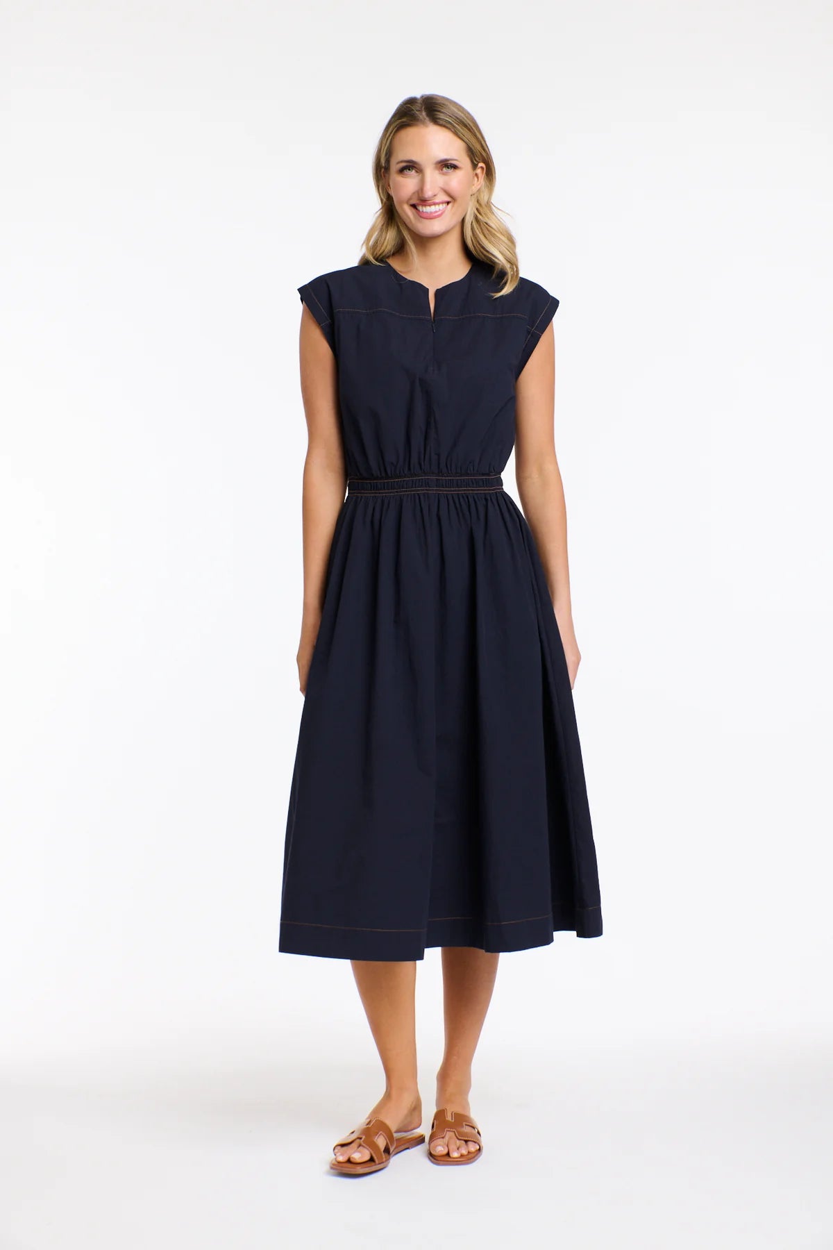 Cooper Contrast Stitch Dress