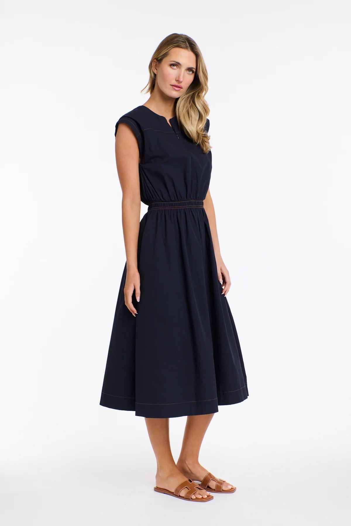 Cooper Contrast Stitch Dress