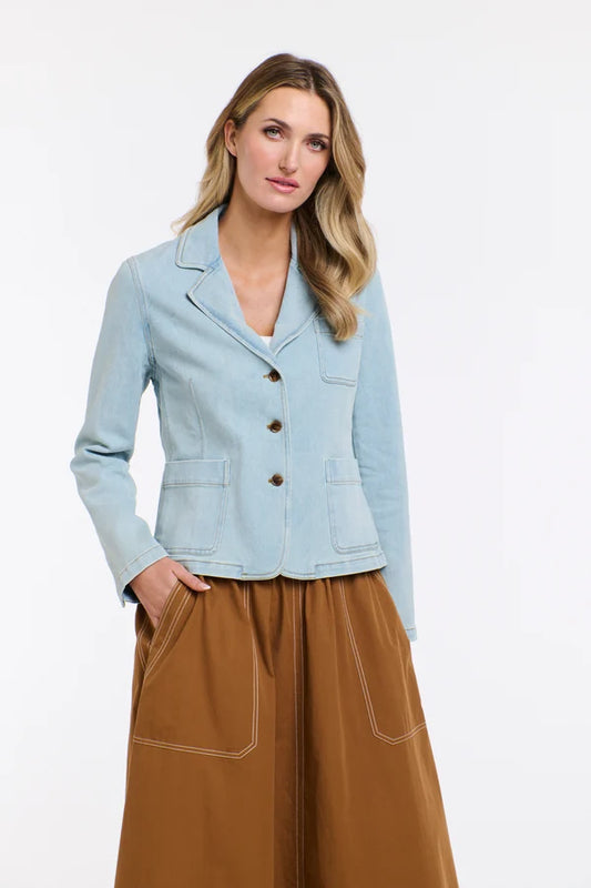 Quinn Denim Blazer