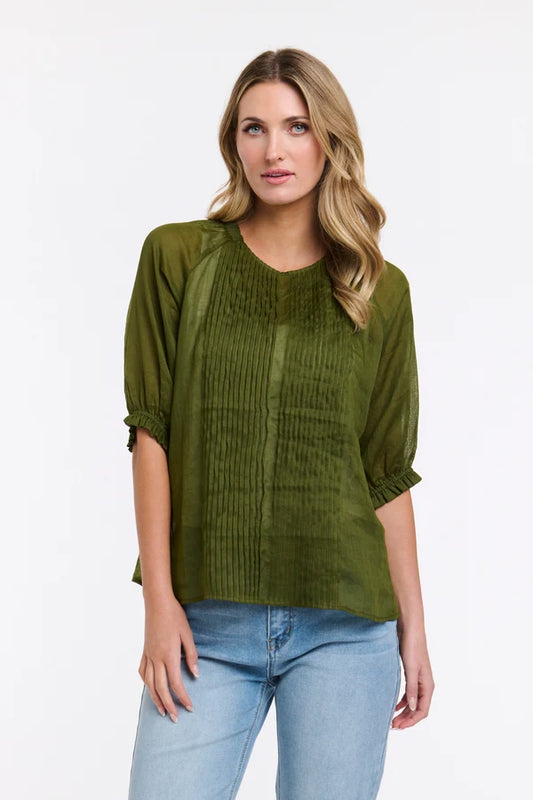 Tilly Pleat Top
