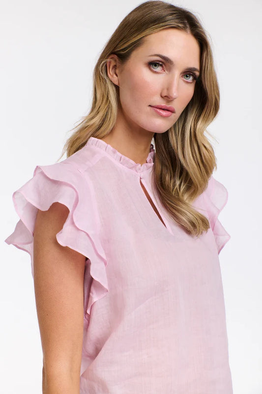 Alannah Flutter Slv Top