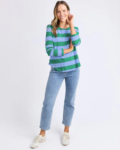 Spritz Stripe Long Sleeve Tee