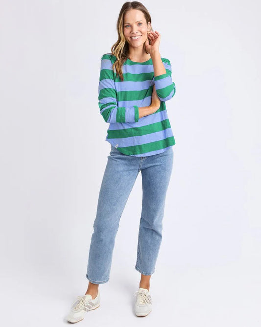 Spritz Stripe Long Sleeve Tee