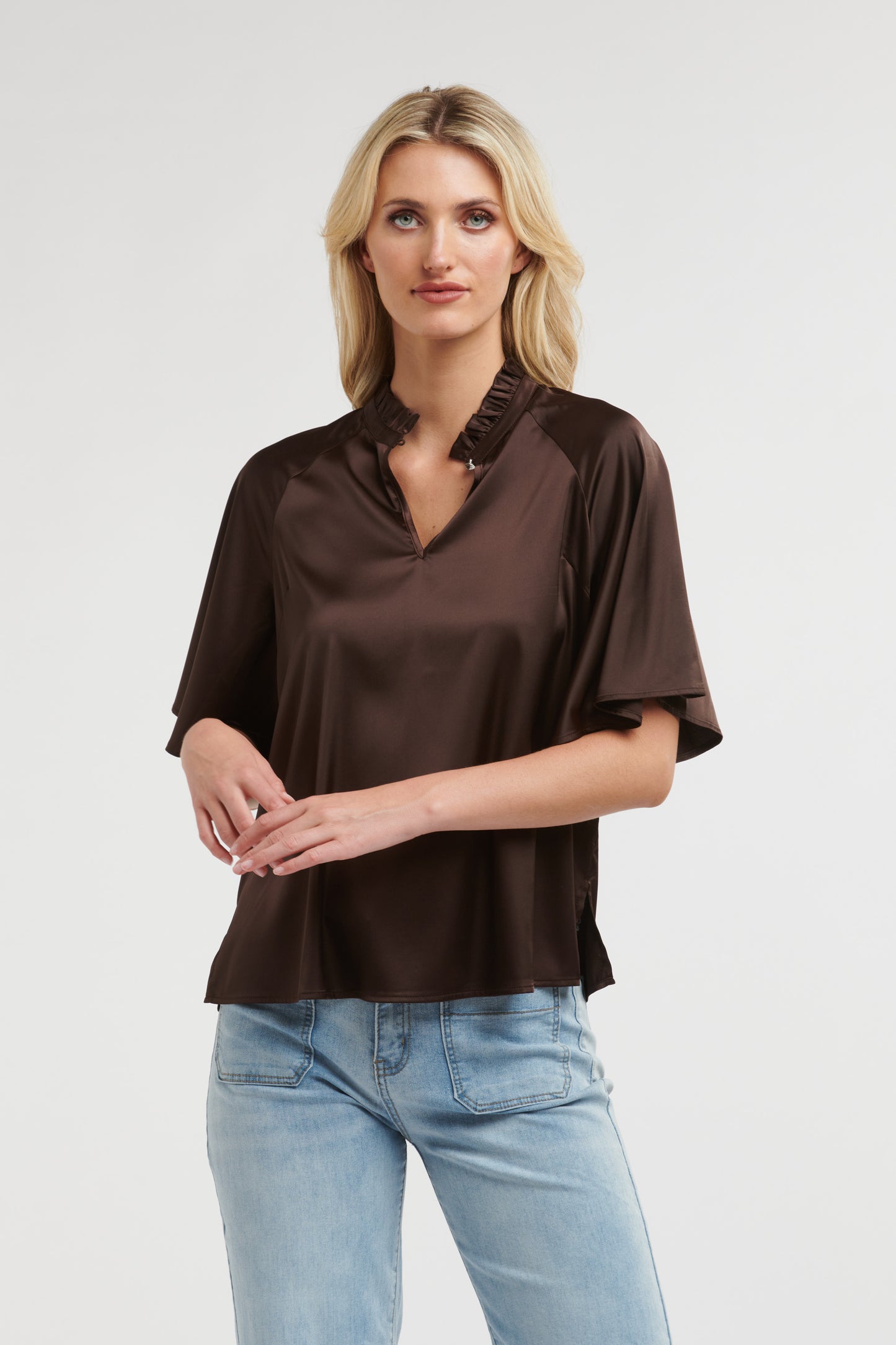 Angelica Satin Top