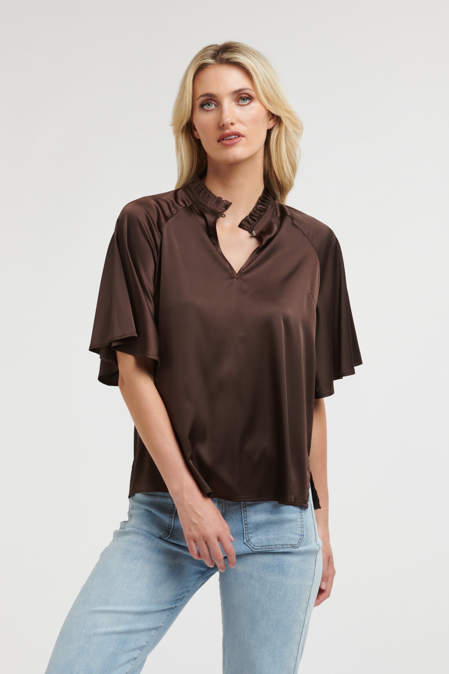 Angelica Satin Top