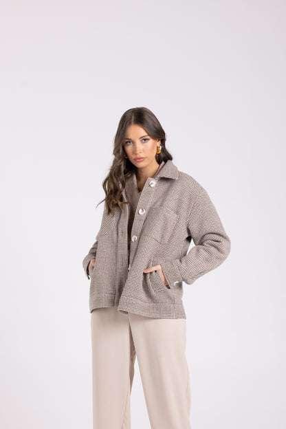 Houndstooth Shacket