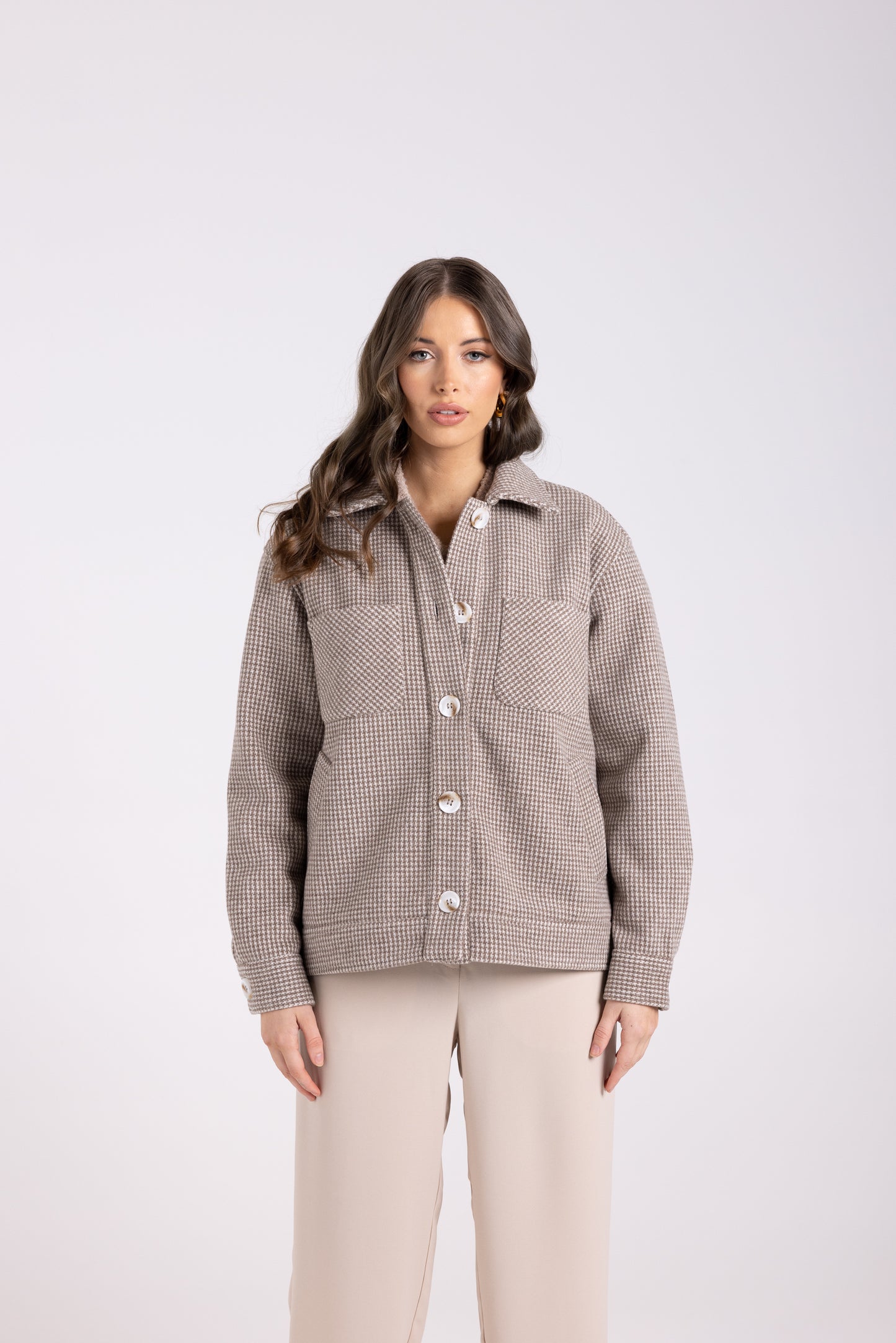 Houndstooth Shacket