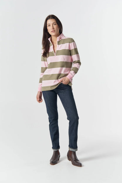 1/2 Zip Cotton Rugby