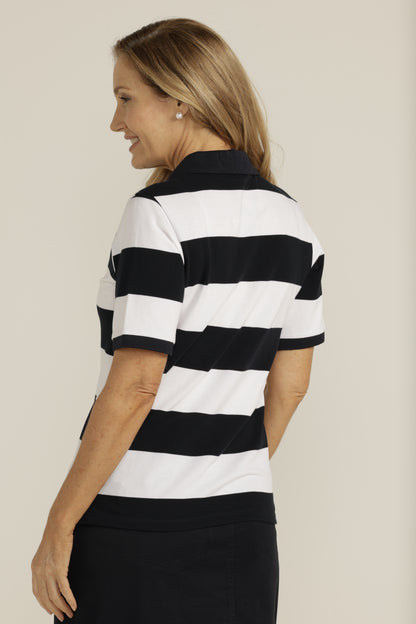 Classic Stripe Polo