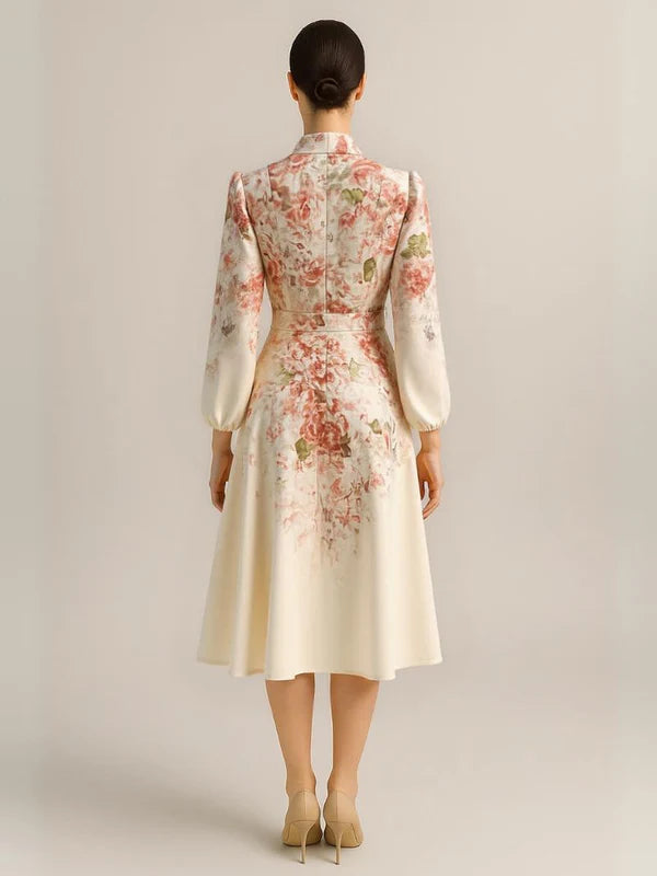 Long Sleeve Floral Dress