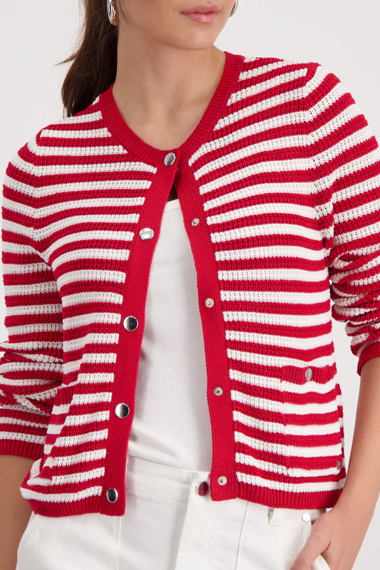 Striped Cardigan Jacket