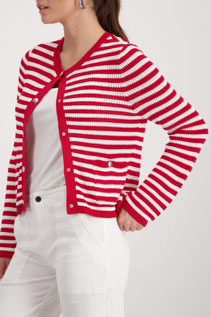 Striped Cardigan Jacket