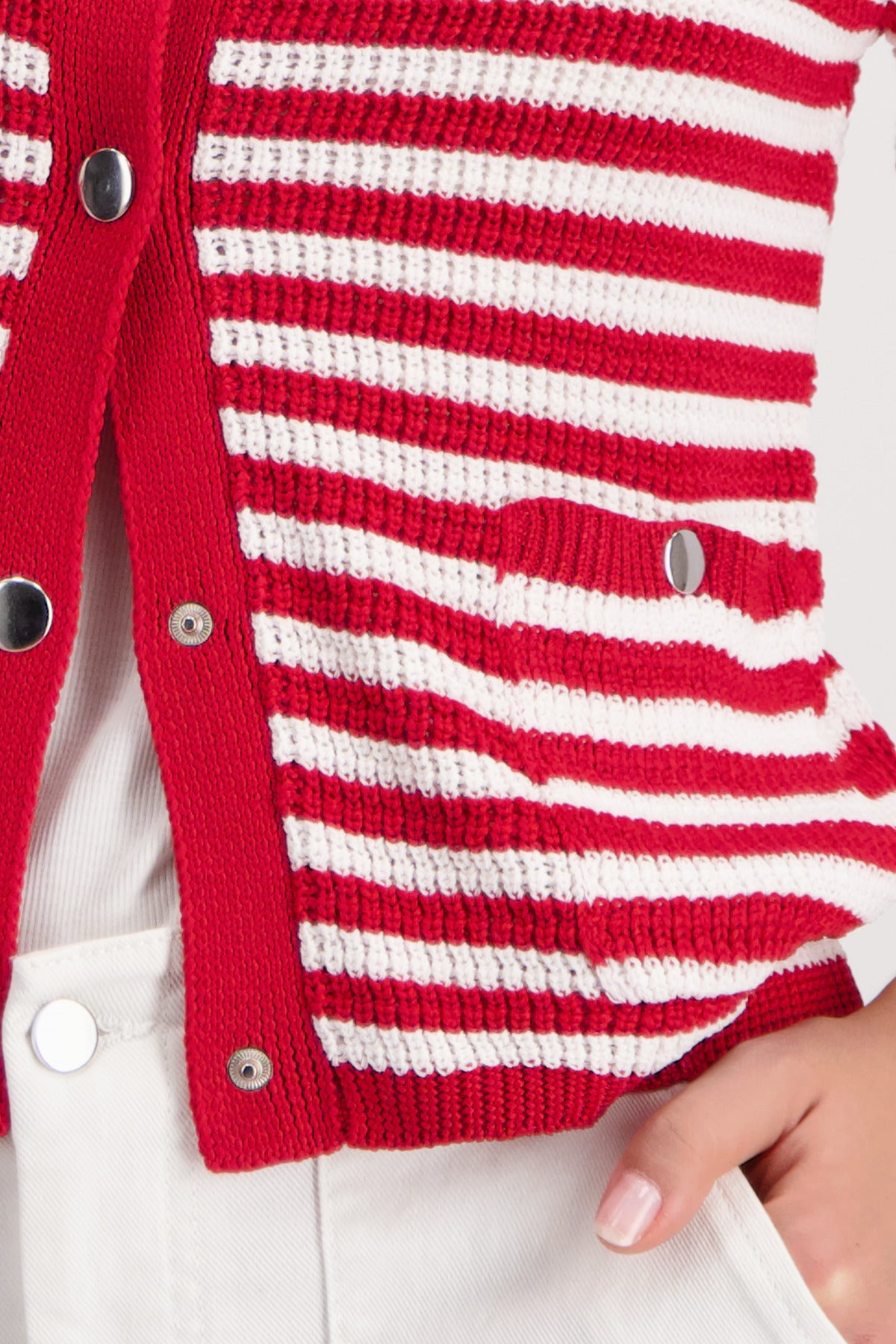 Striped Cardigan Jacket