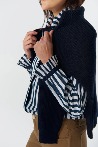 Frill Stripe Shirt