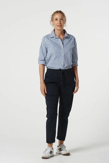 3/4 Slv Stripe Shirt