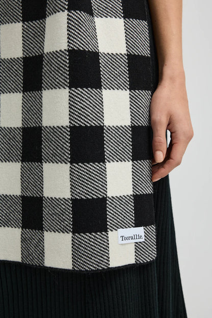 Checked wool Scarf