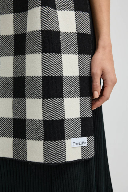 Checked wool Scarf
