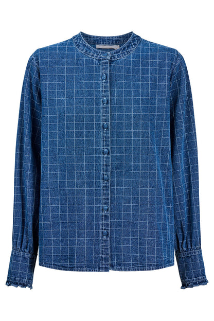 Sloane Denim Frill Shirt