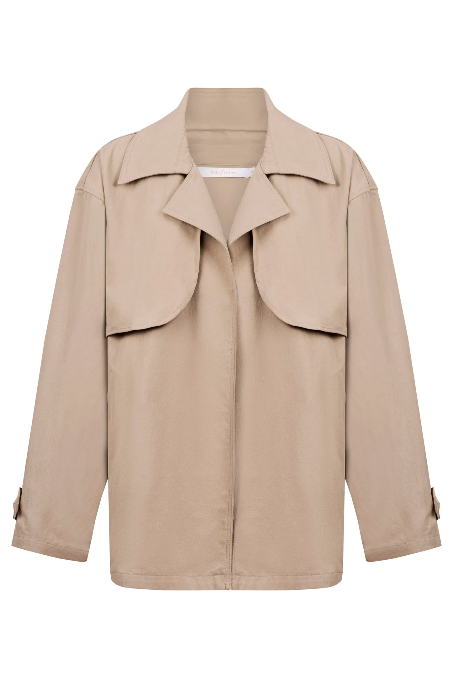 Farida Cropped Trench
