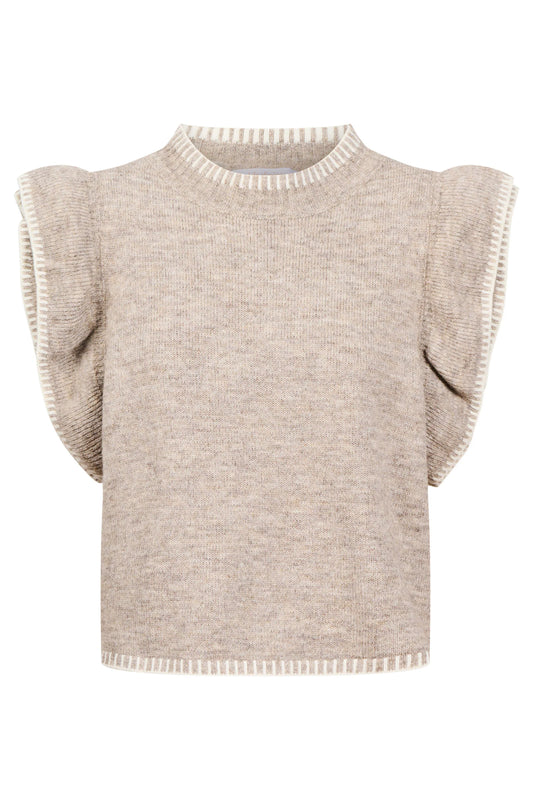 Athena Frill Knit Top