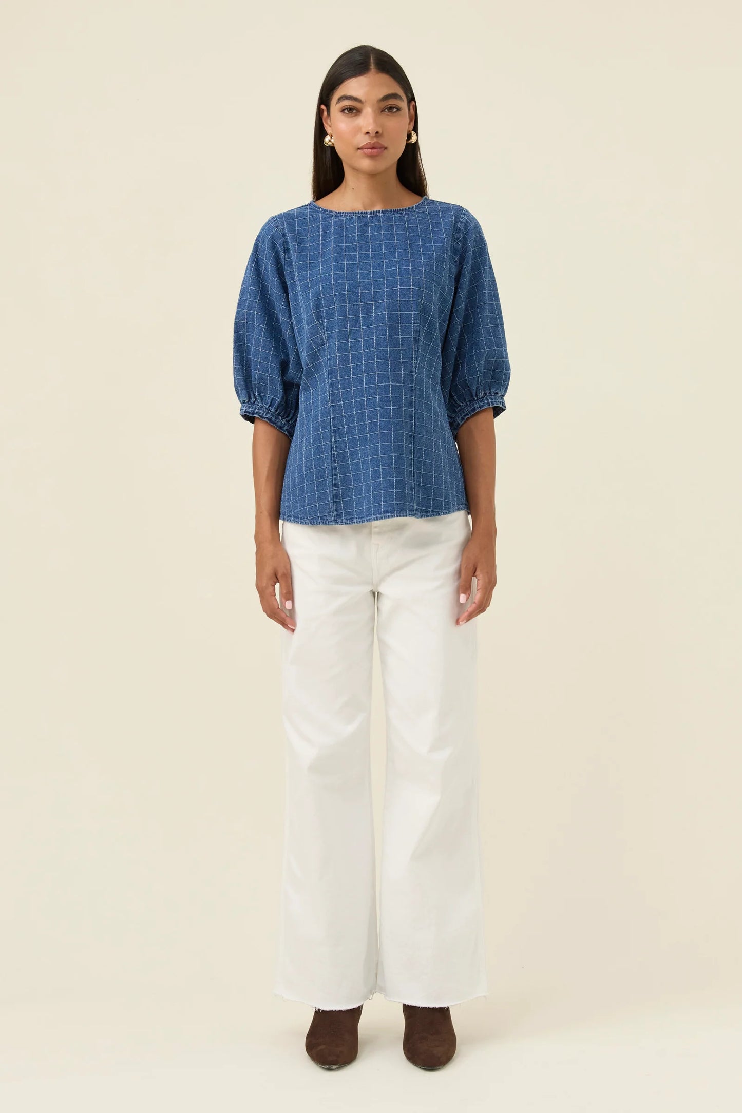 Sloane Denim Top