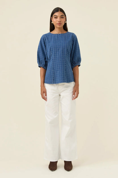 Sloane Denim Top