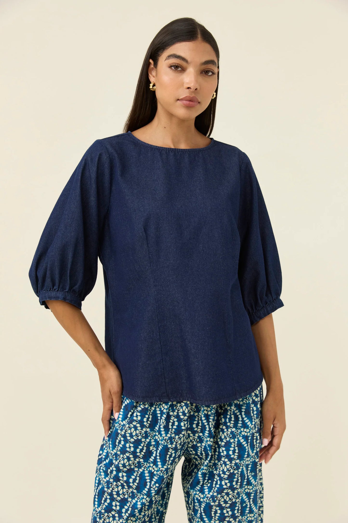 Sloane Denim Top