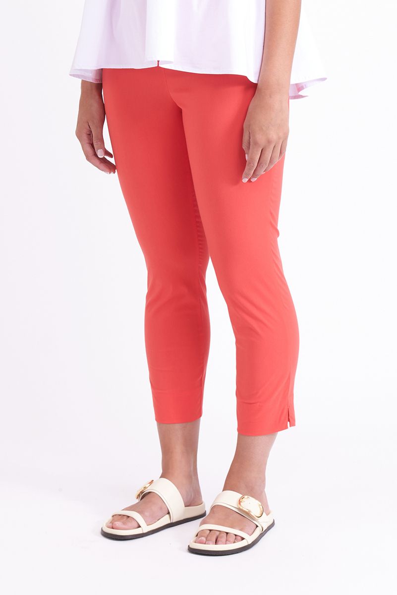 Foil Taper Crop Pant