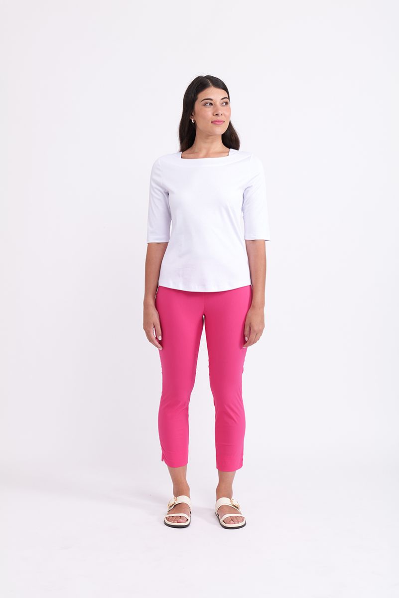 Foil Taper Crop Pant