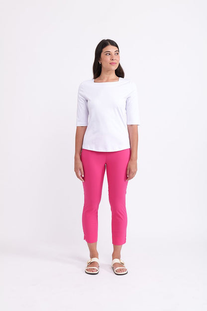 Foil Taper Crop Pant