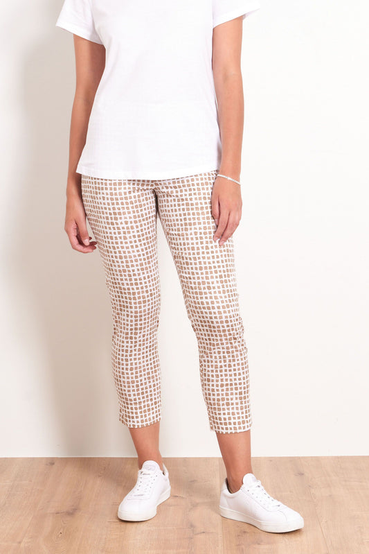 Print Crop Trapeze