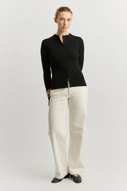 Variegated Rib Cardigan