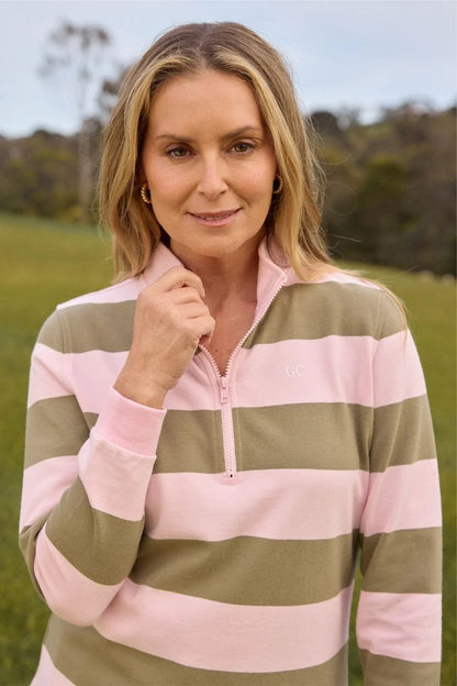 1/2 Zip Cotton Rugby