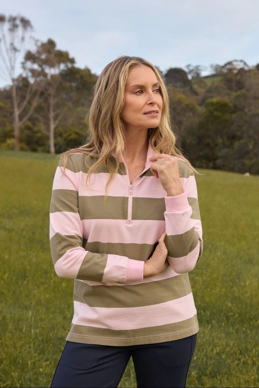 1/2 Zip Cotton Rugby