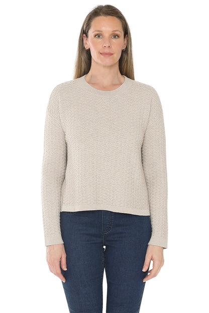 Texture Knit Pullover