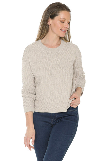 Texture Knit Pullover