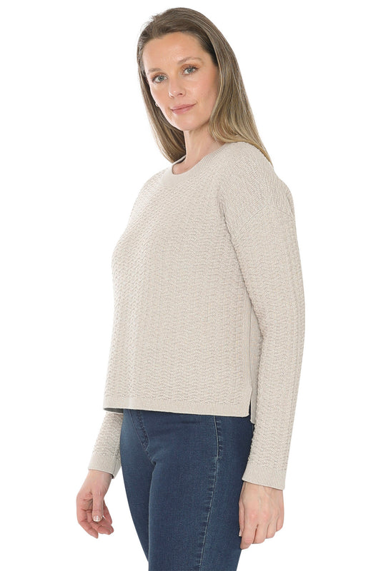 Texture Knit Pullover