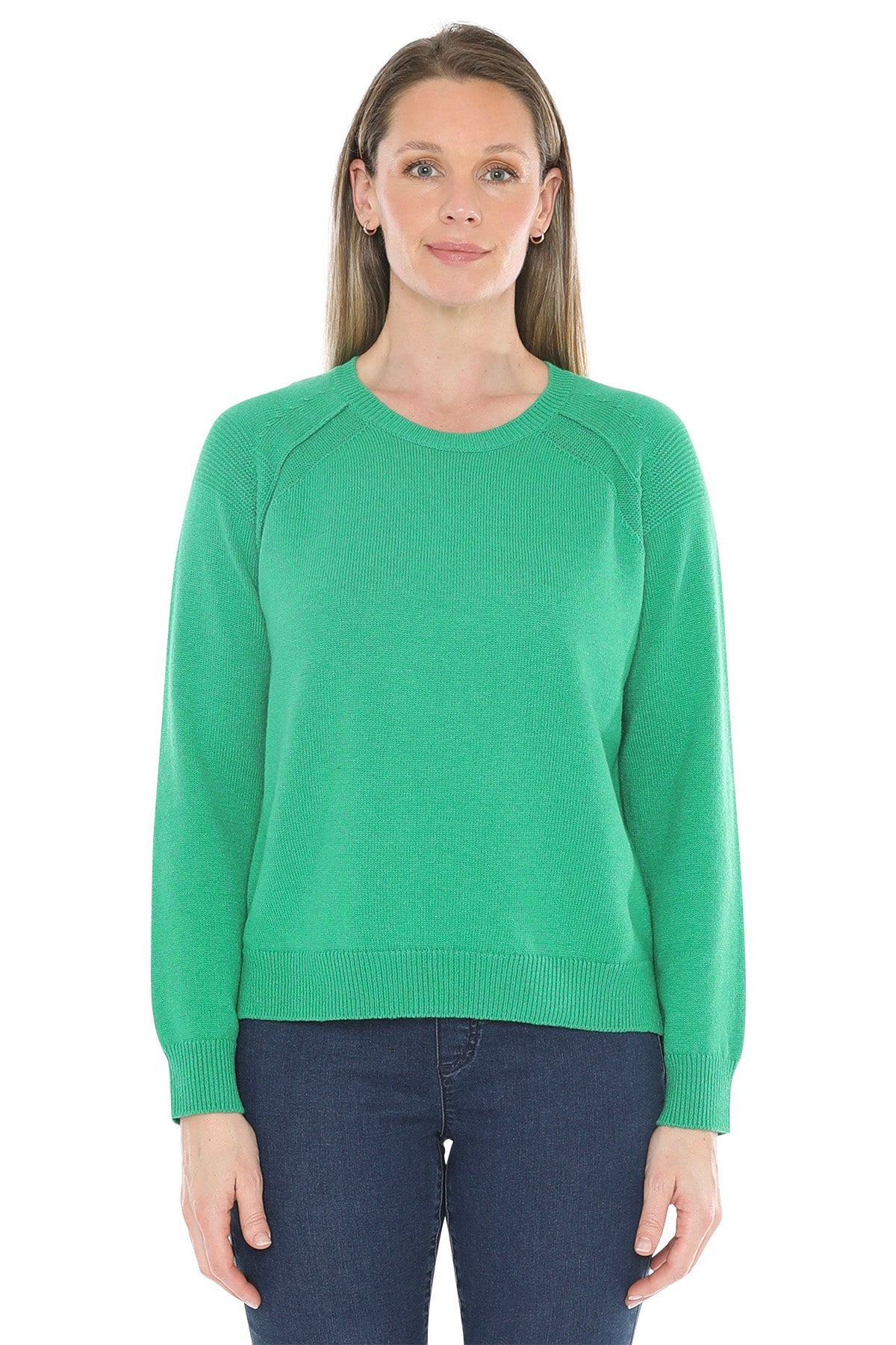 Detail Raglan Pullover