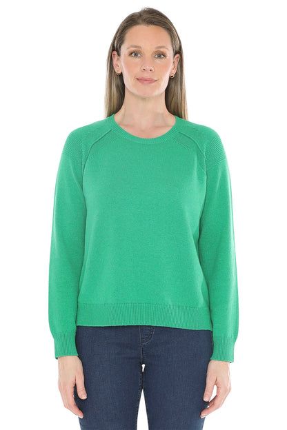 Detail Raglan Pullover