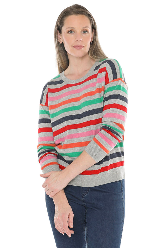 Multi Stripe Pullover