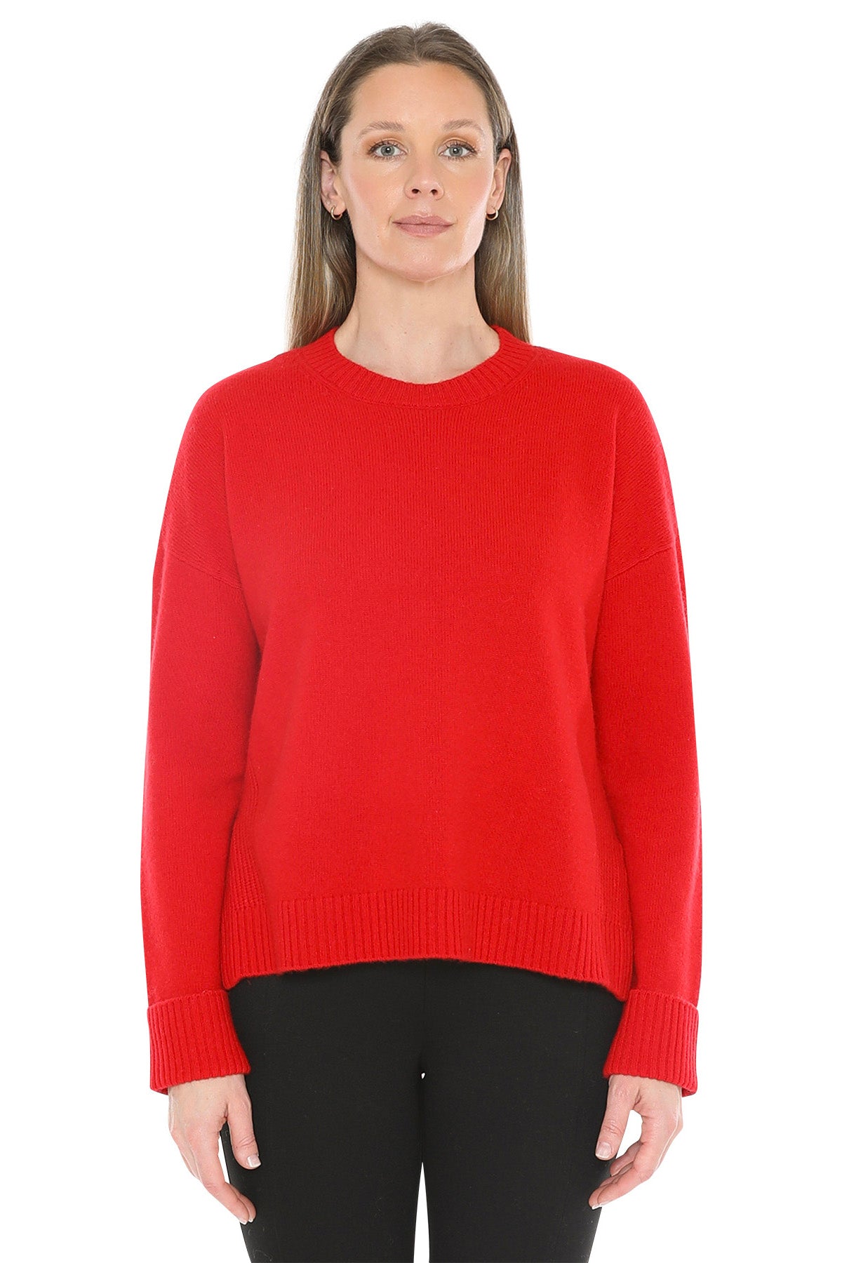 Side Detail Crew Pullover