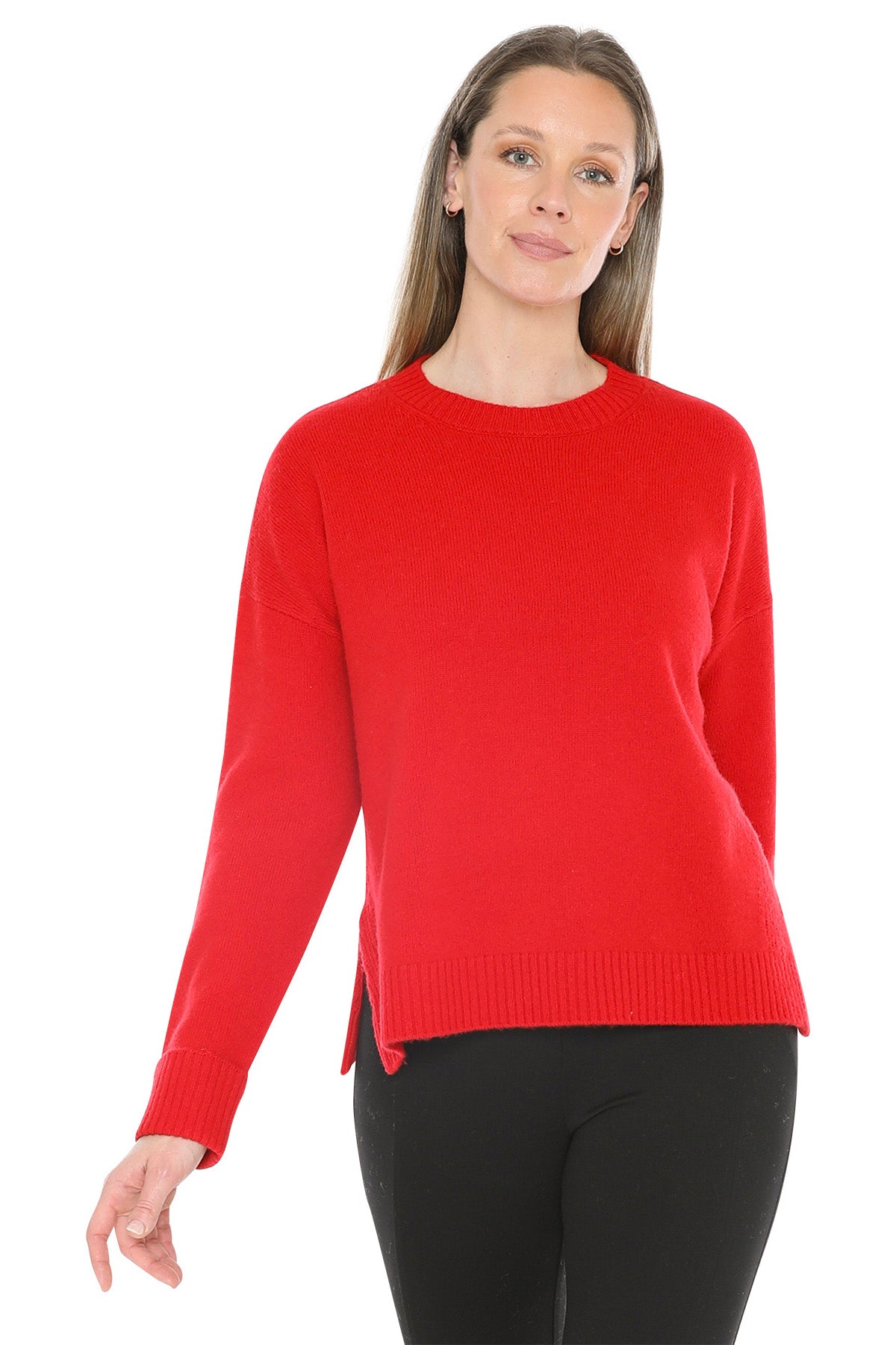 Side Detail Crew Pullover