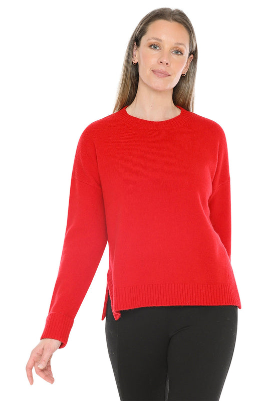 Side Detail Crew Pullover