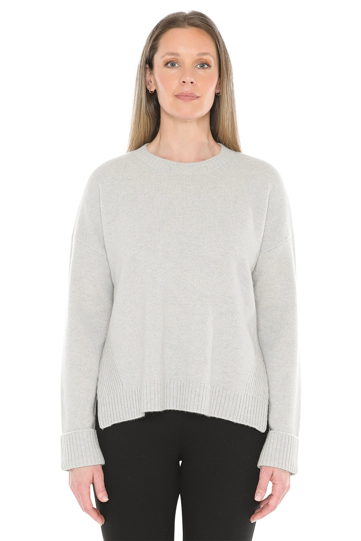 Side Detail Crew Pullover