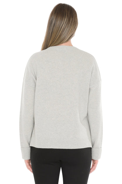 Side Detail Crew Pullover
