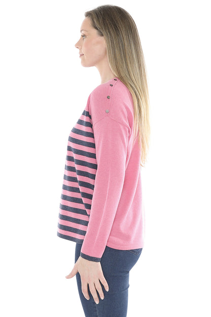 Mixed Stripe Pullover