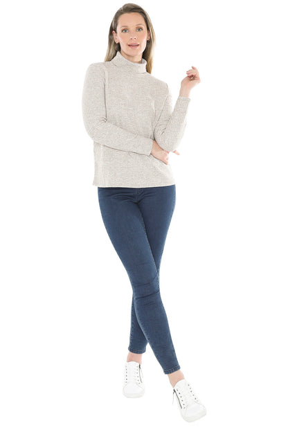 Marle Cowl Long Slv Tee