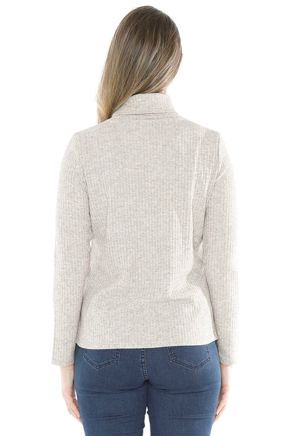 Marle Cowl Long Slv Tee
