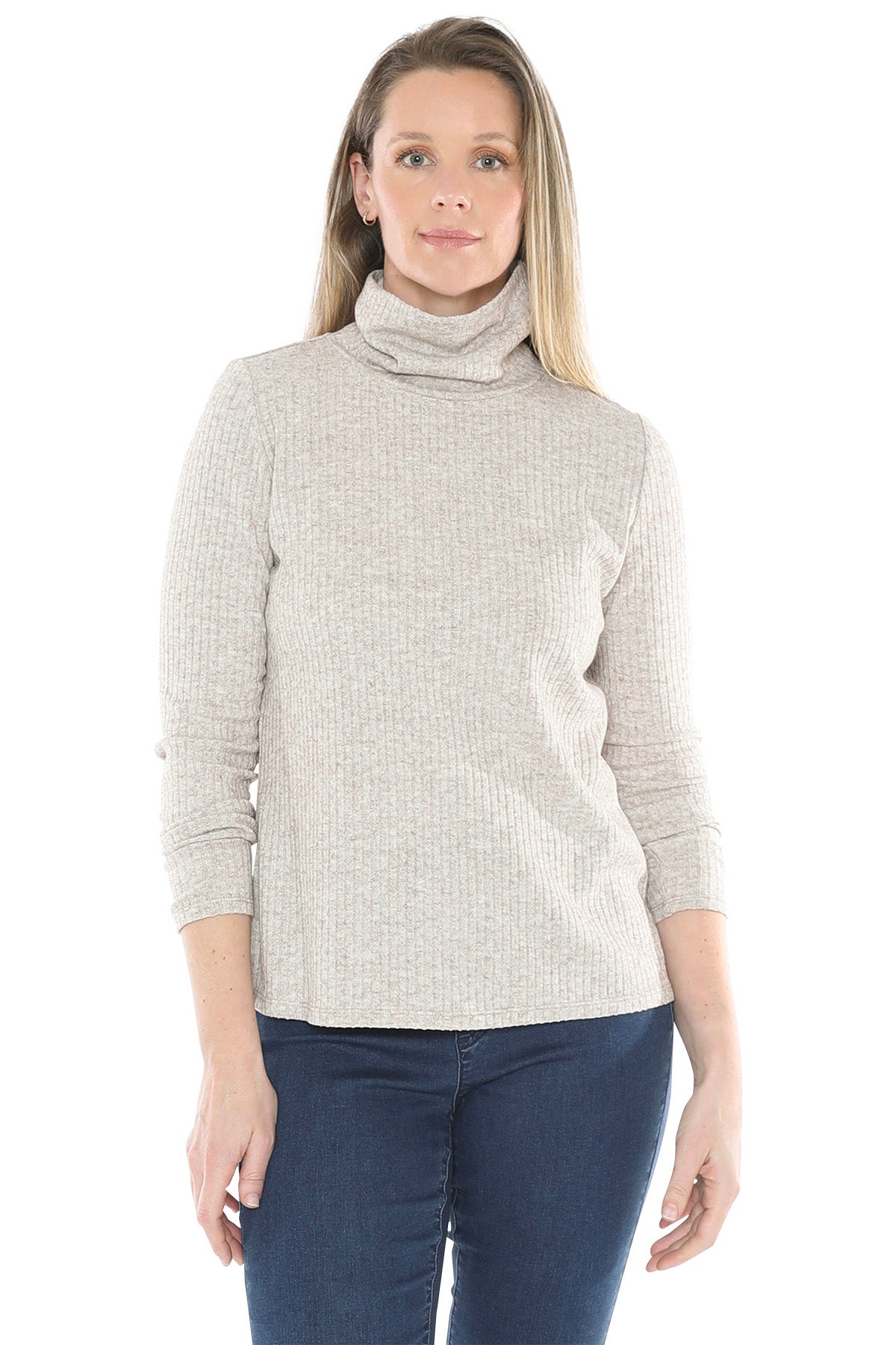 Marle Cowl Long Slv Tee