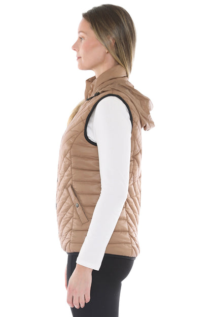 Contrast Trim Vest